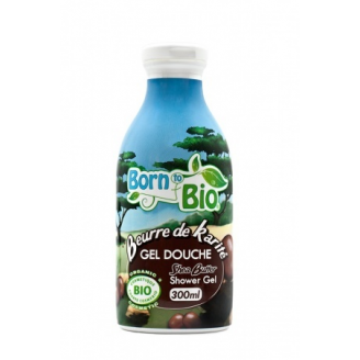 Born to Bio, Ekologiczny żel pod prysznic, Masło Shea, 300 ml