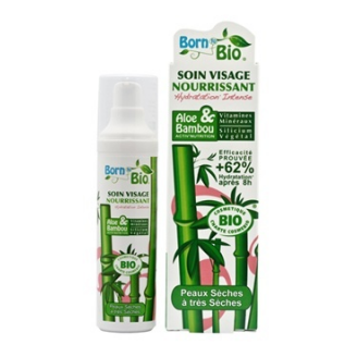 BORN TO BIO EKOLOGICZNY ODŻYWCZY KREM DO TWARZY ALOES I BAMBUS 50 ML