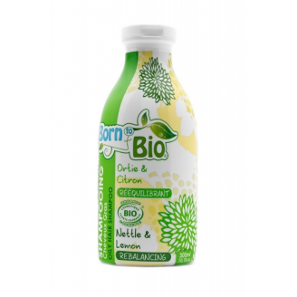 BORN TO BIO EKOLOGICZNY SZAMPON DO WŁOSÓW PRZETŁUSZCZAJĄCYCH SIĘ POKRZYWA I CYTRYNA 300 ML