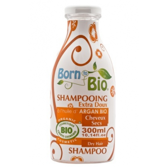 Born to Bio, Ekologiczny szampon do włosów suchych i zniszczonych, 300 ml