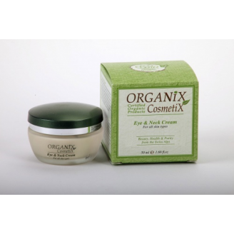Organix Cosmetix, Organiczny krem pod oczy i na szyję, 50 ml