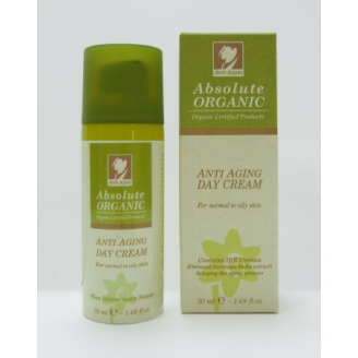ABSOLUTE ORGANIC KREM PRZECIWZMARSZCZKOWY NA DZIEŃ CERA MIESZANA I TŁUSTA 50 ML WAŻNOŚCI 30.10.2013