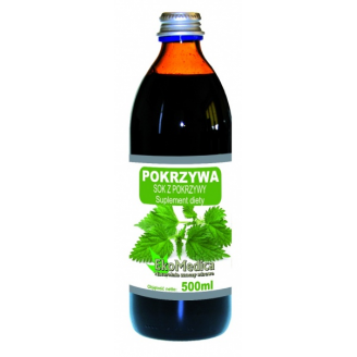 EKOMEDICA- POKRZYWA 99,8% SOK 500 ML