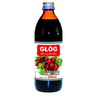 EKOMEDICA - GŁÓG 100% SOK 500 ML