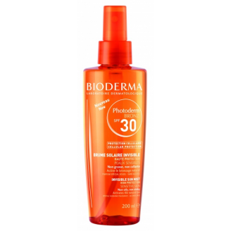 BIODERMA PHOTODERM BRONZ OLEJEK DO OPALANIA SPF 30  200 ML + BIODERMA PHOTODERM APRES SOLEIL - EMULSJA PO OPALANIU 100 ML W PREZENCIE