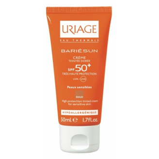 URIAGE BARIESUN KREM TONUJĄCY SPF50+ OPALONY BEŻ 50 ML
