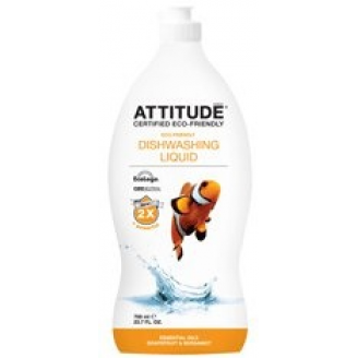 ATTITUDE ECO CLEANER EKOLOGICZNY PŁYN DO MYCIA NACZYŃ GRAJPFR BERGAMOTKA 700 ML