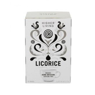 HIGHER LIVING LICORICE EKOLOGICZNA HERBATA 15 SASZETEK