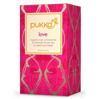 PUKKA EKOLOGICZNA HERBATA LOVE 20 SASZETEK