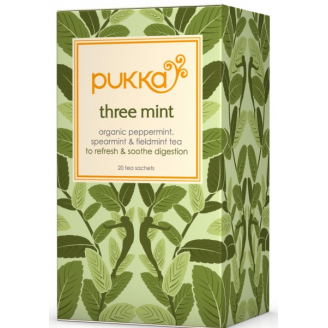 PUKKA EKOLOGICZNA HERBATA 3 MINT 20 SASZETEK