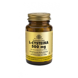 SOLGAR L-CYSTEINA  500 MG 30 KAPSUŁEK