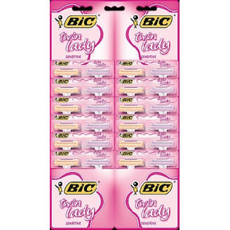 Bic Maszynka do golenia Twin Lady, karta 24szt