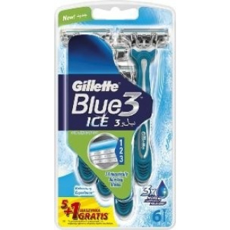 Gillette Maszynki do golenia Blue3 ICE jednoczęściowa maszynka do golenia 6 szt.