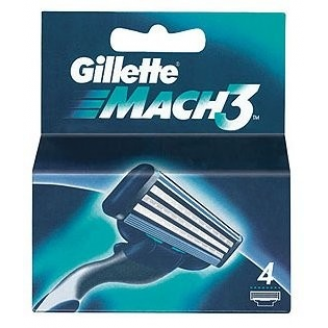 Gillette Wkłady do golarek Mach 3 4 wkłady do maszynki do golenia