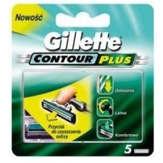 Gillette Maszynki do golenia Contur Plus Wkład do maszynki 5szt