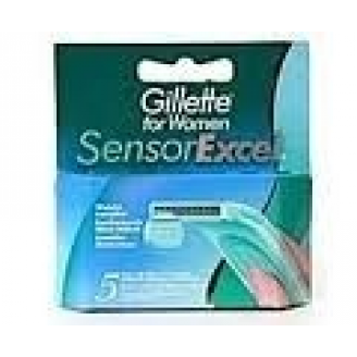 Gillette Wkłady do golarek Sensor Exel Woman 5 wkładów do maszynki do golenia dla kobiet