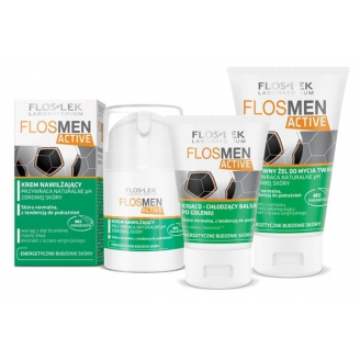 Floslek Men Active Balsam po goleniu kojąco-chłodzący