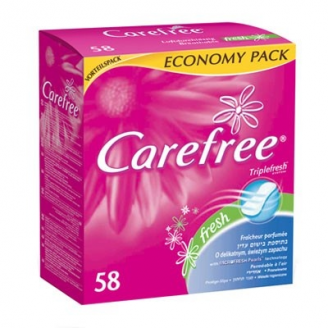 Johnson And Johnson Carefree Wkładki higieniczne Cotton Breathable Fresh