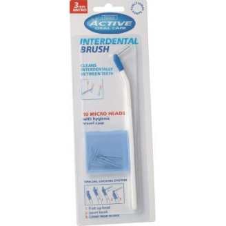Beauty Formulas Active Oral Care Szczoteczka interdental + 10 główek