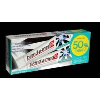 Blendamed Pasta do zębów 3D White Delicate 125ml x2szt