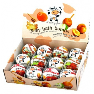 Valdi Spectrum Group Dairy Fun Musujące kule do kąpieli/12szt/