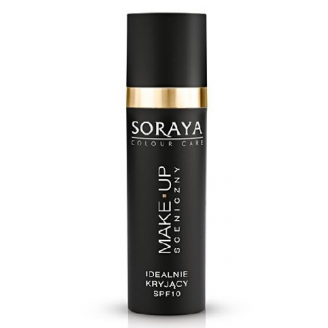 Soraya Colour Care Make-up sceniczny, idealnie kryjący SPF 10 jasny beż 01