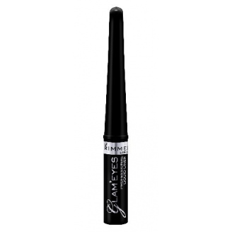 Rimmel, Tusz do rzęs, Kreskówka, Liquid Liner Glam Eyes 001, Czarny