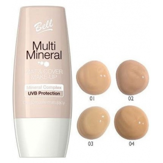 Bell Multi Mineral Mat Cover Fluid matująco-kryjący 03