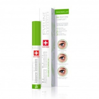 OSTATNIA SZTUKA! Eveline Maskara Serum do rzęs 3w1 Advance Volumiere