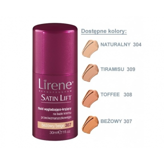 Lirene Satin Lift Fluid wygładzająco-kryjący nr309 tiramisu
