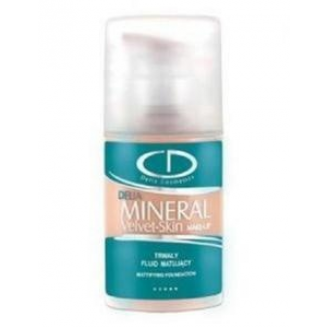 Delia Cosmetics Mineral Velvet Skin, Mineralny fluid trwale matujący nr 31, Jasny beż