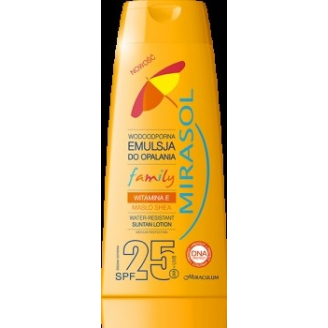 Miraculum Mirasol Wodoodporna emulsja do opalania SPF25 Family