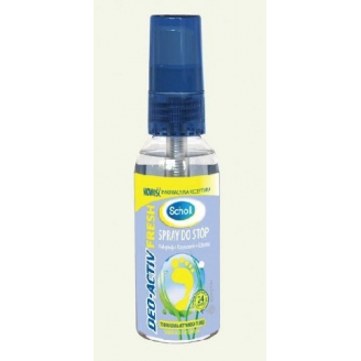 Scholl, Pielegnacja stóp, Deo Activ Fresh, Spray do stóp, 50 ml