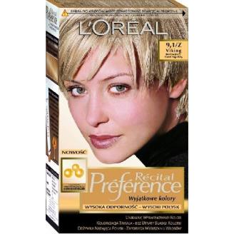 Loreal Farba Recital Preference Z Bardzo Jasny Blond Popielaty