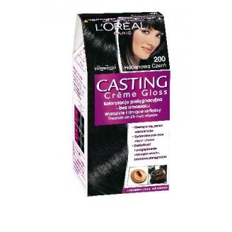 Loreal Casting Creme Gloss Szampon koloryzujący Gama Lśniące Czernie 200 Hebanowa Czerń