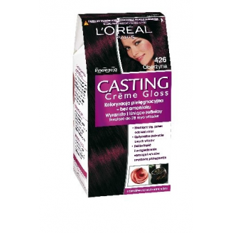 Loreal Casting Creme Gloss, Szampon koloryzujący, Gama czerwienie i fiolety, Nr 426 Oberżyna