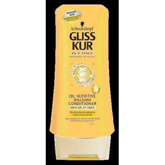 Schwarzkopf Gliss KurOli Nutritive Balsam do włosów suchych i zniszczonych