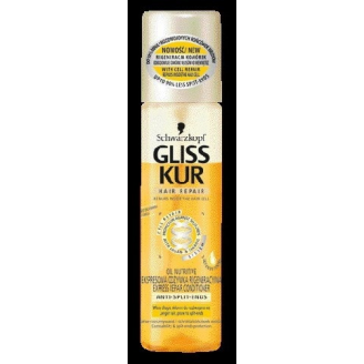 Schwarzkopf Gliss KurOli Nutritive Odżywka expresowa spray do włosów suchych i zniszczonych