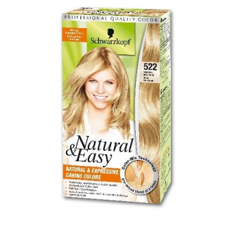 Schwarzkopf Natural&Easy Farba do włosów Srebrzysty Jasny Blond nr 522