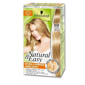 Schwarzkopf Natural&Easy Farba do włosów Perłowy Jasny Popielaty Blond nr 532