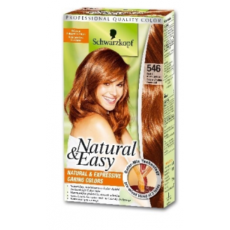 Schwarzkopf Natural&Easy Farba do włosów Średni Miedziany Blond nr 546