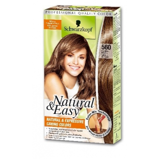 Schwarzkopf Natural&Easy Farba do włosów Kaszmirowy Jasny Brąz nr 560