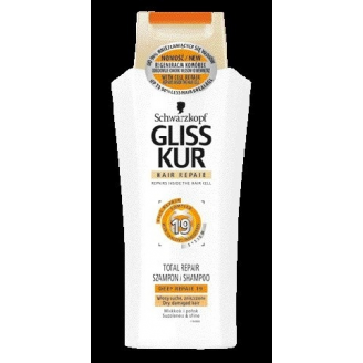 Schwarzkopf Gliss Kur Total Repair Szampon do włosów suchych i zniszczonych 250ml
