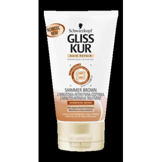 Schwarzkopf Gliss Kur Shimmer Brown Odżywka intenstywna 2min do włosów brązowych