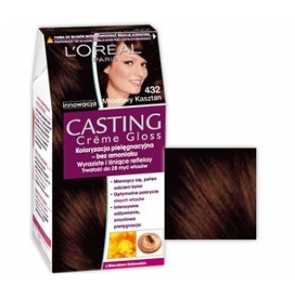Loreal Casting Creme Gloss Szampon koloryzujący Gama Karmel i Miód 432 Miodowy Kasztan