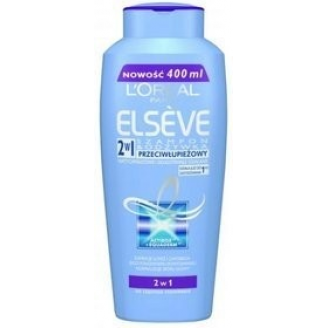 Loreal Elseve Szampon Przeciwłupieżowy 2w1 do włosów 400ml
