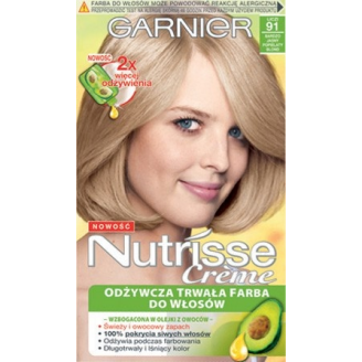 GARNIER Nutriss Farba nr 91 Bardzo Jasny Popielaty Blond