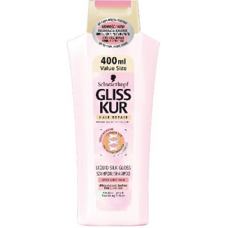 Schwarzkopf Gliss Kur Liquid Silk Gloss Szampon do włosów matowych,łamliwych 400ml