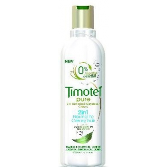 Timotei, Szampon 2w1 Pure, Świeżość i czystość, Zielona herbata, 400 ml
