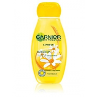 GARNIER Naturalna Pielęgnacja Szampon z rumiankiem i miodem kwiatowym do włosów blond